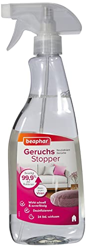 beaphar Geruchsstopper - Geruch-Neutralisierer für Umgebung von Haustieren - Beseitigt 99,9% der Bakterien - Langanhaltende Frische - 500 ml beaphar Geruchsstopper - Geruch-Neutralisierer für Umgebung von Haustieren - Beseitigt 99,9% der Bakterien - Langanhaltende Frische - 500 ml von beaphar