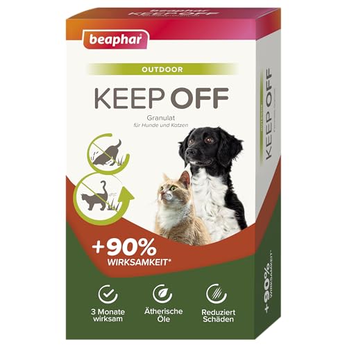beaphar - Keep Off Fernhalte-Granulat Outdoor - Hält Hunde Und Katzen Von Behandelten Bereichen Fern - Fernhaltemittel - Bis Zu DREI Monate Wirksam - 2X 200 gr beaphar - Keep Off Fernhalte-Granulat Outdoor - Hält Hunde Und Katzen Von Behandelten Bereichen Fern - Fernhaltemittel - Bis Zu DREI Monate Wirksam - 2X 200 gr von beaphar