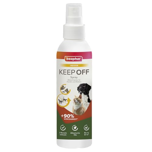 beaphar - Keep Off Fernhalte-Spray Indoor - Hält Hunde, Katzen Und Marder Von Behandelten Bereichen Fern - Fernhaltespray - Bis Zu DREI Monate Wirksam - 200 ml beaphar - Keep Off Fernhalte-Spray Indoor - Hält Hunde, Katzen Und Marder Von Behandelten Bereichen Fern - Fernhaltespray - Bis Zu DREI Monate Wirksam - 200 ml von beaphar