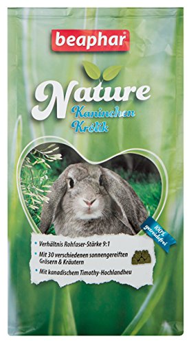beaphar Nature Kaninchen, Getreidefreies Kaninchenfutter, 4er Pack (4 x 1 kg) von beaphar