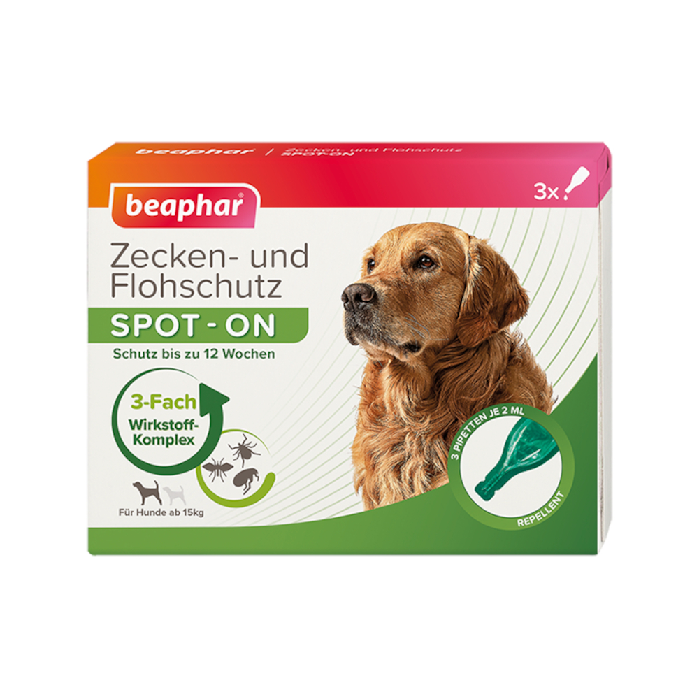 beaphar SPOT-ON für große Hunde - Sparpaket: 6 Pipetten x 2 ml beaphar SPOT-ON für große Hunde - Sparpaket: 6 Pipetten x 2 ml von beaphar