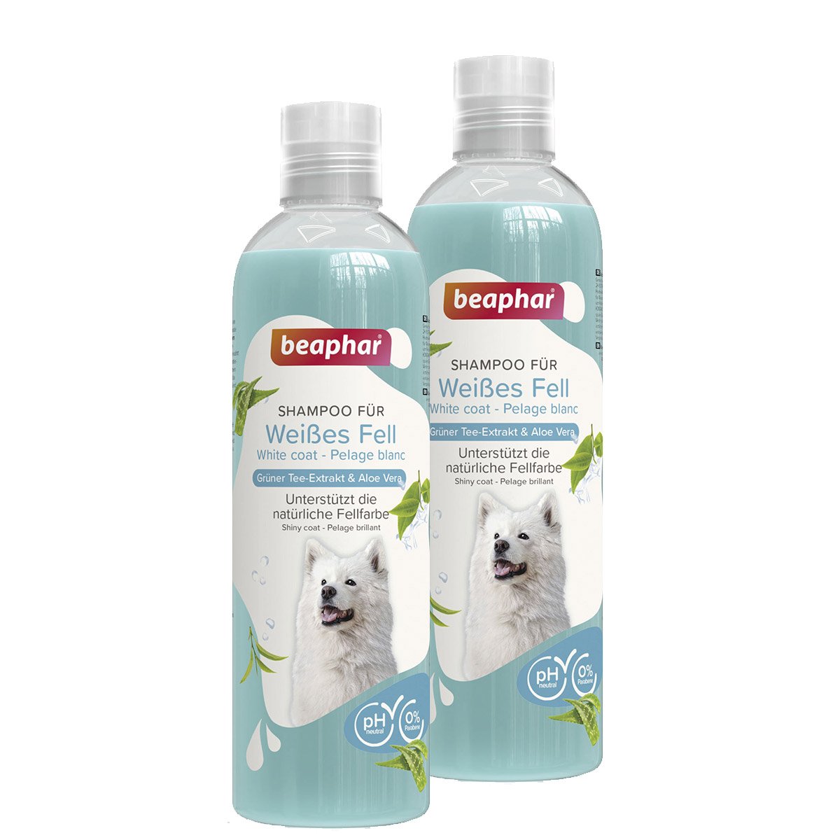 beaphar Shampoo für weißes Fell 2x250ml von beaphar