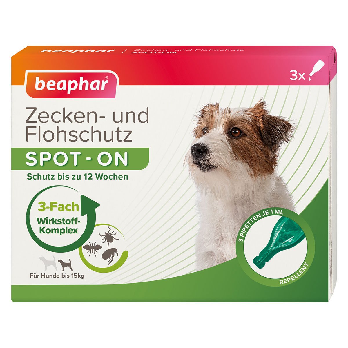 beaphar Spot On Tropfen für kleine Hunde + Zeckenstift gratis von beaphar