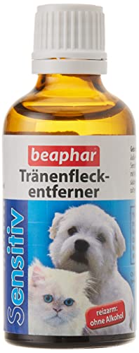 beaphar - Sensitiv Tränenfleckentferner Für Hunde Und Katzen - Entfernt Sanft Hartnäckige Tränenflecken - Mit MSM (MethylSulfonylMethan) - Besonders Mild Und Reizarm - Ohne Alkohol - 50 ml beaphar - Sensitiv Tränenfleckentferner Für Hunde Und Katzen - Entfernt Sanft Hartnäckige Tränenflecken - Mit MSM (MethylSulfonylMethan) - Besonders Mild Und Reizarm - Ohne Alkohol - 50 ml von beaphar
