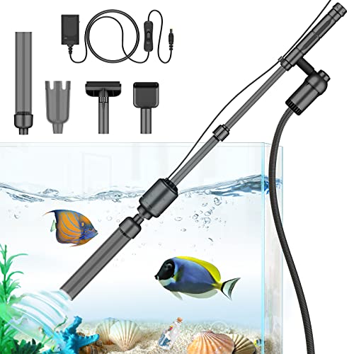 bedee Aquarium Mulmsauger Elektrische, 6 in 1 Aquarium Reinigungsset für Aquarien Algen Kies Schmutz Reinigung Wasserwechsel Aquarium Kit DC 12V 18W/Schwarz bedee Aquarium Mulmsauger Elektrische, 6 in 1 Aquarium Reinigungsset für Aquarien Algen Kies Schmutz Reinigung Wasserwechsel Aquarium Kit DC 12V 18W/Schwarz von bedee