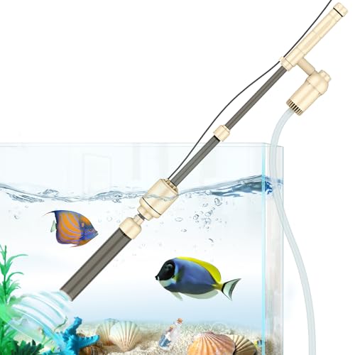 bedee Elektrischer Aquarium-Kiesreiniger, Aquarium-Reiniger, 6-in-1-Sandreiniger, Staubsauger-Set für Wasserwechsel und Waschsand mit einstellbarem Wasserfluss bedee Elektrischer Aquarium-Kiesreiniger, Aquarium-Reiniger, 6-in-1-Sandreiniger, Staubsauger-Set für Wasserwechsel und Waschsand mit einstellbarem Wasserfluss von bedee