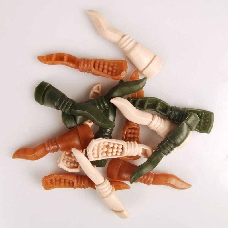 Beeztees Veggie Snack Zahnpastatube Mix 8 Stück à 10cm von beeztees