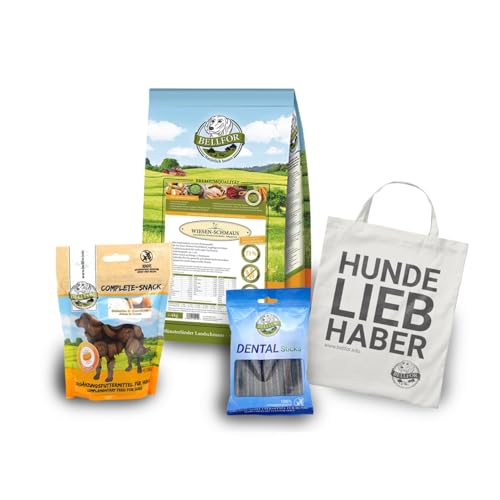 Bellfor Rottweiler Futter Set 4,2 kg, enthält Hundefutter, das im Kaltpressverfahren hergestellt Wird mit Huhn, köstliche Leckerbissen und Zahnpflegeprodukte für Hunde von Bellfor