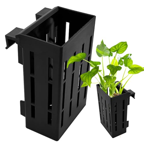Aquarium-Pflanzenhalter – Wasserpflanzenhalter mit Haken – Aquarium-Dekoration, zum Aufhängen von Wasserpflanzentopf, Aquarium-Dekorationen, Pflanzentopf für lebende Aquarium-Dekoration Bellv Aquarium-Pflanzenhalter – Wasserpflanzenhalter mit Haken – Aquarium-Dekoration, zum Aufhängen von Wasserpflanzentopf, Aquarium-Dekorationen, Pflanzentopf für lebende Aquarium-Dekoration Bellv von bellv