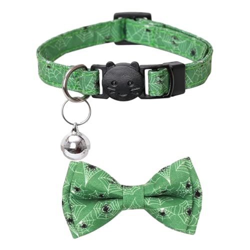 Halloween-Hundehalsband, abnehmbare Fliege mit Klingelglocke, Hundebekleidung, Zubehör für Fotografie, Hochzeit, Zuhause, Spazierengehen, Reisen Bellv von bellv
