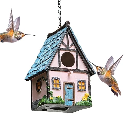 Harz Kolibri Haus - Outdoor Vogelhaus - Geschenke für Vogelliebhaber Deko Harz für Outdoor Garten Hof Vogelhaus Bellv Harz Kolibri Haus - Outdoor Vogelhaus - Geschenke für Vogelliebhaber Deko Harz für Outdoor Garten Hof Vogelhaus Bellv von bellv