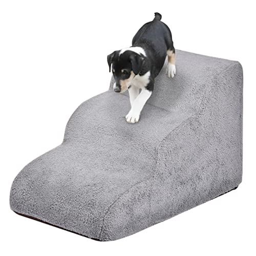 Hundebett-Stufen, 3-stöckiges Haustierbett, Treppe mit Vakuumkompression, hochdichter, waschbarer Schaumstoff, für Hunde und Katzen, Leiter, rutschfest, flexibel, Katzenbett, Rampe für Katze, Hund, Hundebett-Stufen, 3-stöckiges Haustierbett, Treppe mit Vakuumkompression, hochdichter, waschbarer Schaumstoff, für Hunde und Katzen, Leiter, rutschfest, flexibel, Katzenbett, Rampe für Katze, Hund, von bellv