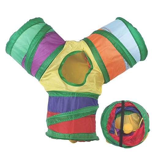 Katzen-Tunnel Indoor Y-Form Interaktiv Faltbar Zubehör für Welpen, Kaninchen, Hamster, Spielen und Ausruhen Bellv Katzen-Tunnel Indoor Y-Form Interaktiv Faltbar Zubehör für Welpen, Kaninchen, Hamster, Spielen und Ausruhen Bellv von bellv