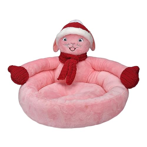 Katzenbett Plüsch Katzenbett mit Hut und Schal Waschbar Weich Lustig Weiches Haustierkissen Weiches Haustierkissen Weiches Haustierbett Rundes Haustierbett Katzenbett Plüsch Katzenbett mit Hut und Schal Waschbar Weich Lustig Weiches Haustierkissen Weiches Haustierkissen Weiches Haustierbett Rundes Haustierbett von bellv