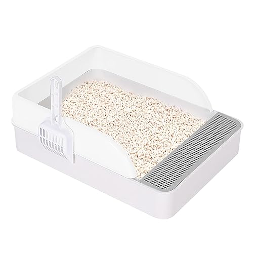 Katzentoilette, auslaufsicher, halbgeschlossen, abgedeckte Katzentoilette, Luftbelüftung, Wandtoiletten-Design, leicht zu reinigen, spritzwassergeschützt, einfache Schnalle, Katzentoilette für kleine Katzentoilette, auslaufsicher, halbgeschlossen, abgedeckte Katzentoilette, Luftbelüftung, Wandtoiletten-Design, leicht zu reinigen, spritzwassergeschützt, einfache Schnalle, Katzentoilette für kleine von bellv