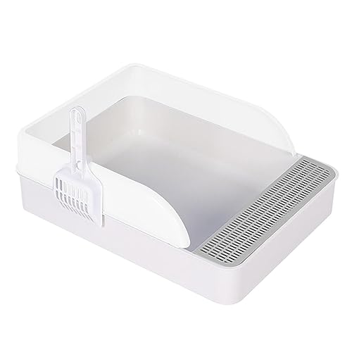 Katzentoilette, auslaufsicher, halbgeschlossen, abgedeckte Katzentoilette, Luftbelüftung, Wandtoiletten-Design, leicht zu reinigen, spritzwassergeschützt, einfache Schnalle, Katzentoilette für kleine Katzentoilette, auslaufsicher, halbgeschlossen, abgedeckte Katzentoilette, Luftbelüftung, Wandtoiletten-Design, leicht zu reinigen, spritzwassergeschützt, einfache Schnalle, Katzentoilette für kleine von bellv
