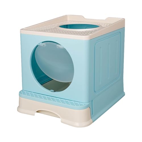 Katzentoilette Aufbewahrung, Top Entry Pet Litter Enclosure, Small Animal Cat Potty, Well Maintained Cat Litter Tray Large with Generous Roominess, Kitten Litter Box for Pets Cats Small Animals Katzentoilette Aufbewahrung, Top Entry Pet Litter Enclosure, Small Animal Cat Potty, Well Maintained Cat Litter Tray Large with Generous Roominess, Kitten Litter Box for Pets Cats Small Animals von bellv