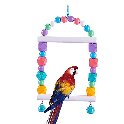 Kletterspielzeug für Vögel | Papageienkäfig-Spielzeug zum Klettern zum Kauen – kreatives Vogel-Übungsspielzeug für Nymphensittiche, Wellensittiche, Papageien, Hühner, Hamster, Bellv Kletterspielzeug für Vögel | Papageienkäfig-Spielzeug zum Klettern zum Kauen – kreatives Vogel-Übungsspielzeug für Nymphensittiche, Wellensittiche, Papageien, Hühner, Hamster, Bellv von bellv