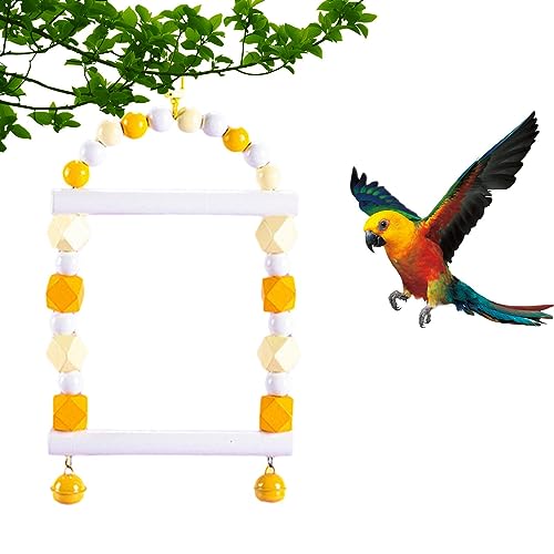 Kletterspielzeug für Vögel – Schaukel für Wellensittiche und Kaubogen für Vögel, Vogelkäfig, vielseitig für Nymphensittiche, Papageien, Hühner, Hamster, Rennmäuse Bellv Kletterspielzeug für Vögel – Schaukel für Wellensittiche und Kaubogen für Vögel, Vogelkäfig, vielseitig für Nymphensittiche, Papageien, Hühner, Hamster, Rennmäuse Bellv von bellv