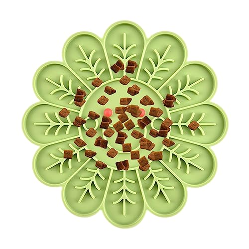 Leckmatte für Hunde | Slow Feeder Dog Silikon in Krabbenform, rutschfest, Puzzle-Spielzeug für Hunde, Leckkissen für Hunde, für Bad, Fellpflege. Bellv von bellv