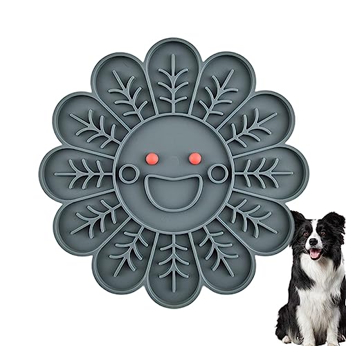 Leckmatte für Katzen | Slow Feeder Dog Silikon in Krabbenform, rutschfest | Puzzle-Spielzeug für Hunde, Leckkissen für Hunde für Bad, Fellpflege, Bellv von bellv