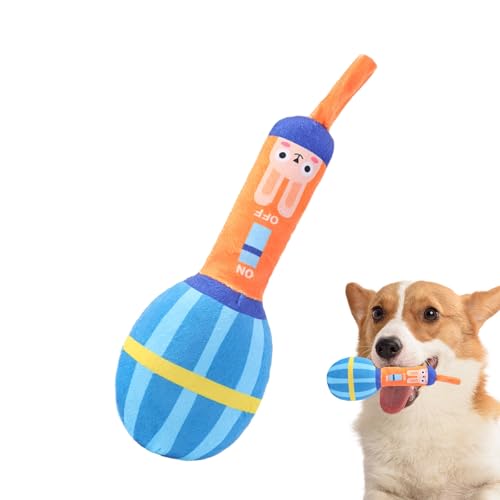 Zahnspielzeug für Welpen, interaktives Mikrofon-Form, Stofftiere, niedliches Kauspielzeug für drinnen und draußen, flexibles Haustierspielzeug für Zähne, Reinigung, Entspannung Bellv Zahnspielzeug für Welpen, interaktives Mikrofon-Form, Stofftiere, niedliches Kauspielzeug für drinnen und draußen, flexibles Haustierspielzeug für Zähne, Reinigung, Entspannung Bellv von bellv