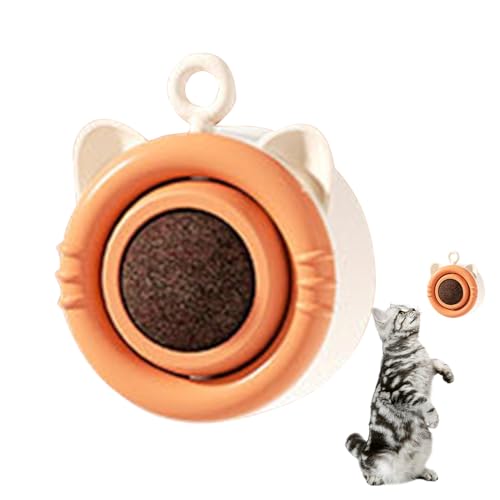 bellv Katzenminze-Wandball-Spielzeug, leckbares Kätzchen, entspannender Katzenminze-Ball, Spielzeug, drehbar, Unterhaltungszubehör für Arbeitszimmer, Wohnzimmer, Schlafzimmer, Katzenhaus und bellv Katzenminze-Wandball-Spielzeug, leckbares Kätzchen, entspannender Katzenminze-Ball, Spielzeug, drehbar, Unterhaltungszubehör für Arbeitszimmer, Wohnzimmer, Schlafzimmer, Katzenhaus und von bellv