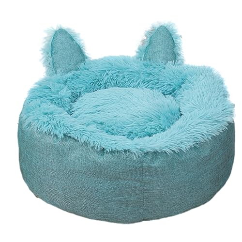 bellv Plüsch-Katzenbett, warmes, niedliches rutschfestes Kissenbett für Katzen, weiches Hundebett mit wasserdichter und staubdichter Unterseite, Samtstoff, rundes Haustierbett bellv Plüsch-Katzenbett, warmes, niedliches rutschfestes Kissenbett für Katzen, weiches Hundebett mit wasserdichter und staubdichter Unterseite, Samtstoff, rundes Haustierbett von bellv