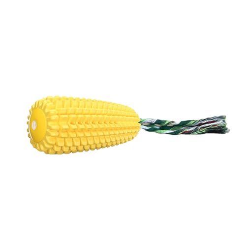 belupai Corn Dog Kauspielzeug, Zahnbürste, Reinigt die Zähne, Lindert Langeweile, Interaktives, Quietschendes Hundespielzeug für Aggressive Kauer von Welpen und Anderen belupai Corn Dog Kauspielzeug, Zahnbürste, Reinigt die Zähne, Lindert Langeweile, Interaktives, Quietschendes Hundespielzeug für Aggressive Kauer von Welpen und Anderen von belupai