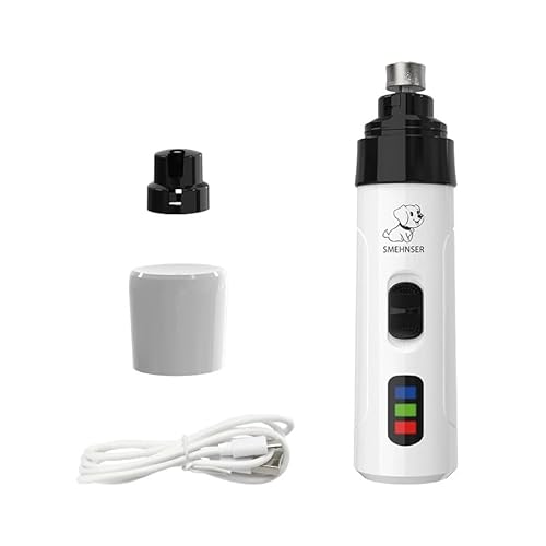 bergxperten KELENO TrimNox Pro – Der leise Krallenschleifer für stressfreie Pflege für Hunde - Sanfte & Effektive Pflege, Tragbar, Einfache Bedienung, USB - Ladefunktion, Vibrationsarm von bergxperten