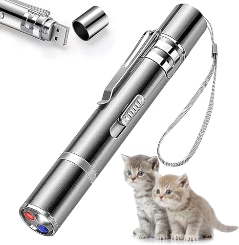 beseloa Interaktives Katzenspielzeug für Katzen und Hunde, Katzenspielzeug mit LED, elektrische Intelligenz, Katzenspielzeug für Trainingsübungen, wiederaufladbar über USB beseloa Interaktives Katzenspielzeug für Katzen und Hunde, Katzenspielzeug mit LED, elektrische Intelligenz, Katzenspielzeug für Trainingsübungen, wiederaufladbar über USB von beseloa