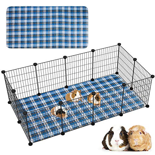 beueyfr Meerschweinchen-Käfig-Einlagen, Meerschweinchen-Bettwäsche, waschbar und luftgetrocknet, Urin-Pads für Meerschweinchen, schnell saugfähig, wasserdicht, reduziert Schrumpfung, rutschfest, 61 x beueyfr Meerschweinchen-Käfig-Einlagen, Meerschweinchen-Bettwäsche, waschbar und luftgetrocknet, Urin-Pads für Meerschweinchen, schnell saugfähig, wasserdicht, reduziert Schrumpfung, rutschfest, 61 x von beueyfr
