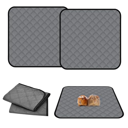 beueyfr Meerschweinchen-Käfigeinlagen, schnell saugfähig, Meerschweinchen-Fleece-Einstreu für Mittelwesten- und C&C-Käfige mit auslaufsicherem Boden für Kleintiere, 30,5 x 30,5 x 5,1 cm beueyfr Meerschweinchen-Käfigeinlagen, schnell saugfähig, Meerschweinchen-Fleece-Einstreu für Mittelwesten- und C&C-Käfige mit auslaufsicherem Boden für Kleintiere, 30,5 x 30,5 x 5,1 cm von beueyfr