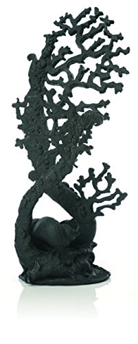biOrb 46119 Fächerkorallen Ornament schwarz - große Aquariumdeko für biOrb-Aquarien |naturnahes künstliches Korallen-Ornament aus hochwertigem Kunststoff | für Süß-und Meerwasser von biOrb
