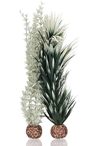 biOrb 55071 Ambulia grau / grün M - naturnahe, künstliche Dekopflanze zum Verschönern von Süßwasseraquarien und Meerwasseraquarien von biOrb