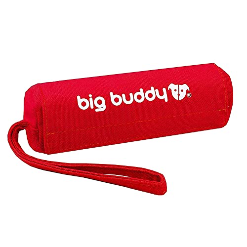 big buddy Canvas Futterdummy, Futterbeutel für Hunde, Apportierdummy zur Hundeerziehung (Rot) von big buddy