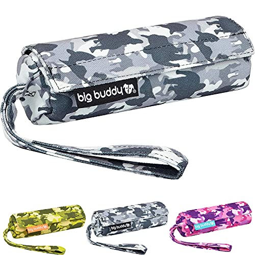 big buddy Canvas Futterdummy, Futterbeutel für Hunde, Apportierdummy zur Hundeerziehung (1x, Bulli Grau) von big buddy