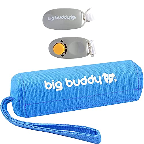 big buddy Canvas Futterdummy, Futterbeutel für Hunde, Apportierdummy zur Hundeerziehung (Trainings-Set, Blau) von big buddy