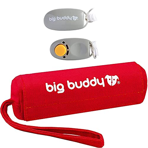 big buddy Canvas Futterdummy, Futterbeutel für Hunde, Apportierdummy zur Hundeerziehung (Trainings-Set, Rot) von big buddy
