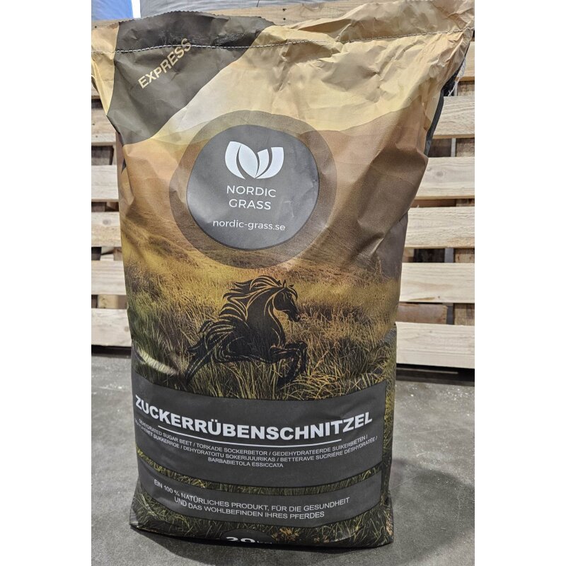 10 x 20 = 200 kg Zuckerrübenschnitzel Flocken (16,40 EUR/Beutel)