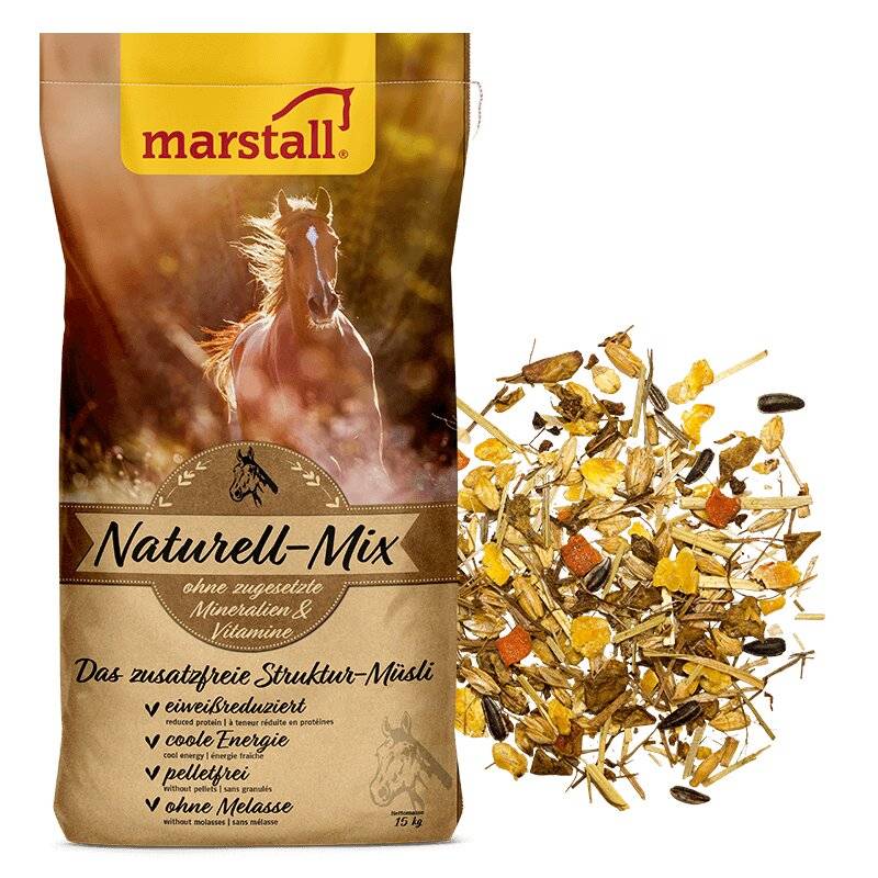 10 x Marstall Naturell-Mix 15 kg Beutel = 150 kg (22,40 EUR/Beutel)