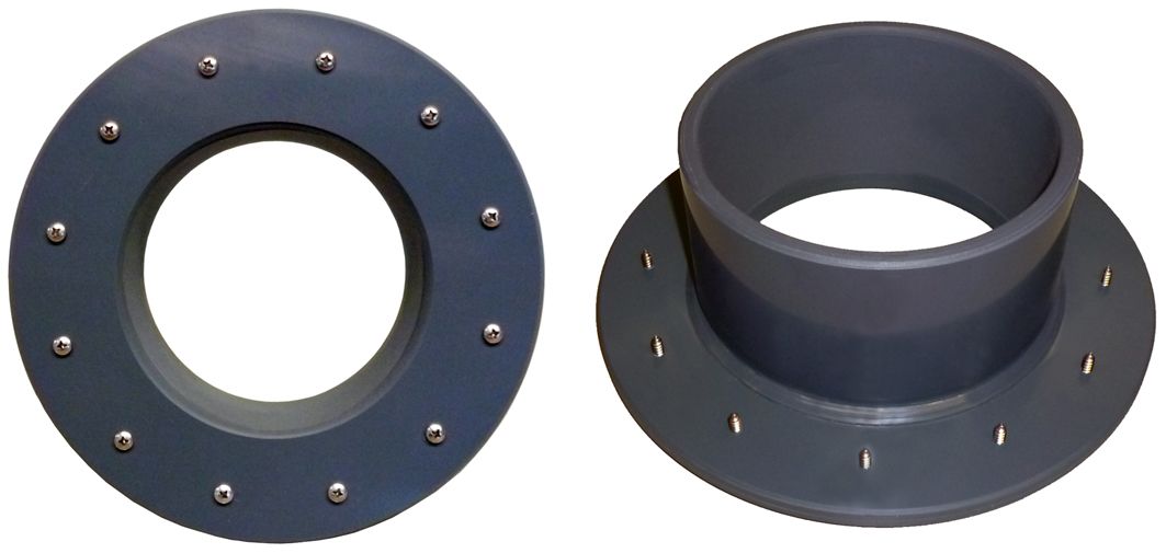 125 mm Flansch schwere Qualität