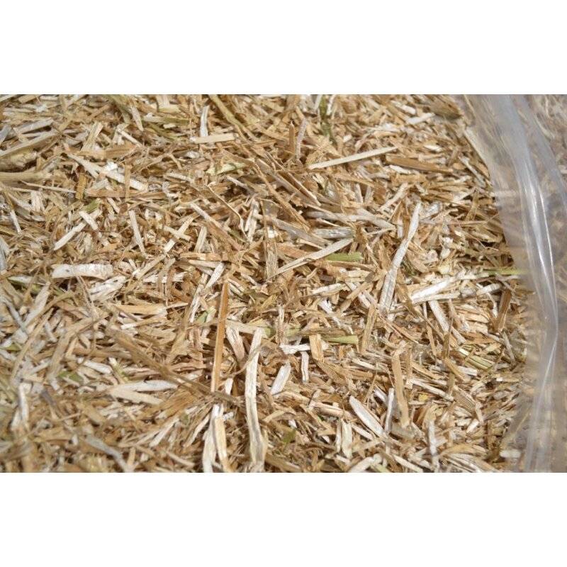 3 Paletten Rapsstroh gehäckselt 96 x 20kg (11,80 EUR/Beutel)