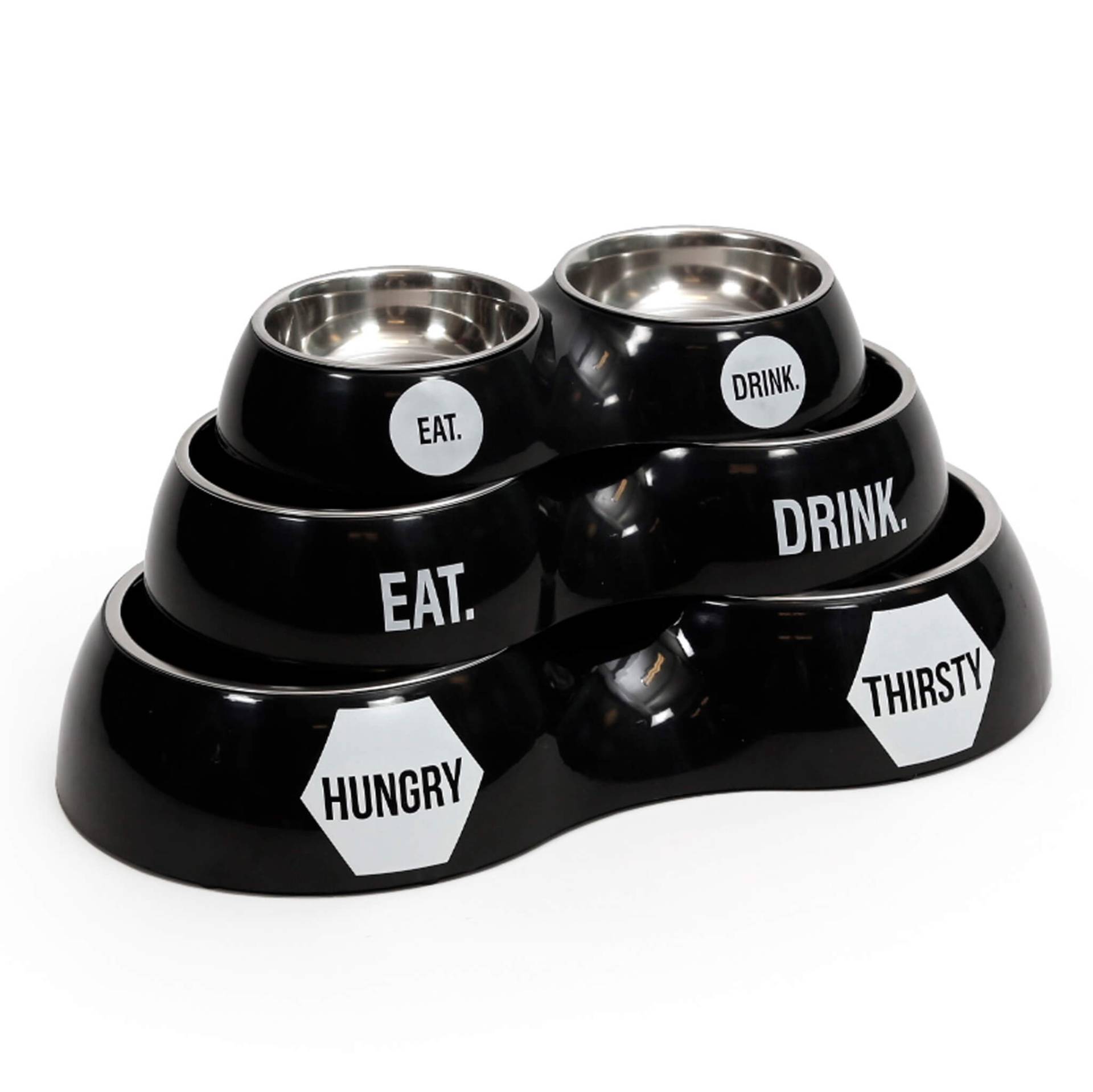 51DN - Dinner Bowl Double - Schwarz, L