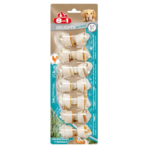 8in1 Dental Delights Kauknochen XS