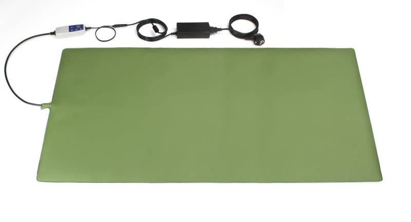 9-Stufen Heizmatte 100x50cm, m. Timer, 24V-Trafo