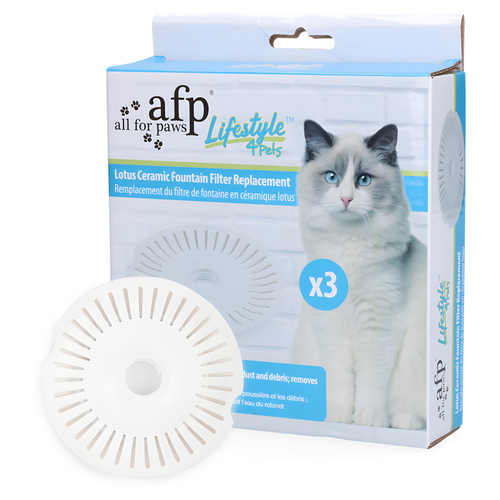 AFP Ersatzfilter für Lotus-Keramikbrunnen für Katzen