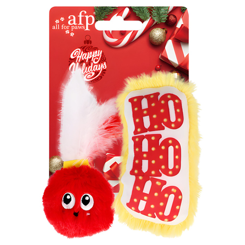 AFP Katzenspielzeug Happy Holidays Hot Dog & Red Light 2er Pack