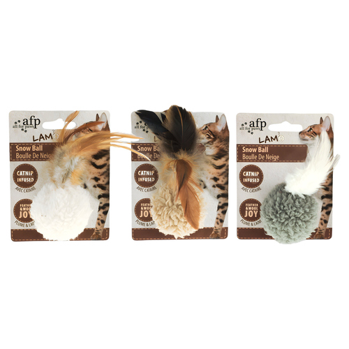 AFP Katzenspielzeug Lambswool Snow Ball