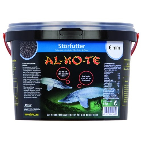 ALKOTE Zierstör Leistungsfutter 6mm 3 kg